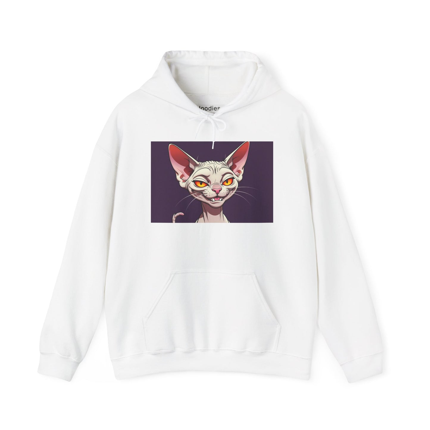 'EVIL KITTY' Hoodie, Unisex Heavy Blend Sweatshirt, Hooded Sweater, Hooded Jumper.