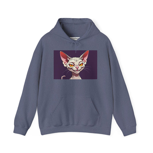'EVIL KITTY' Hoodie, Unisex Heavy Blend Sweatshirt, Hooded Sweater, Hooded Jumper.