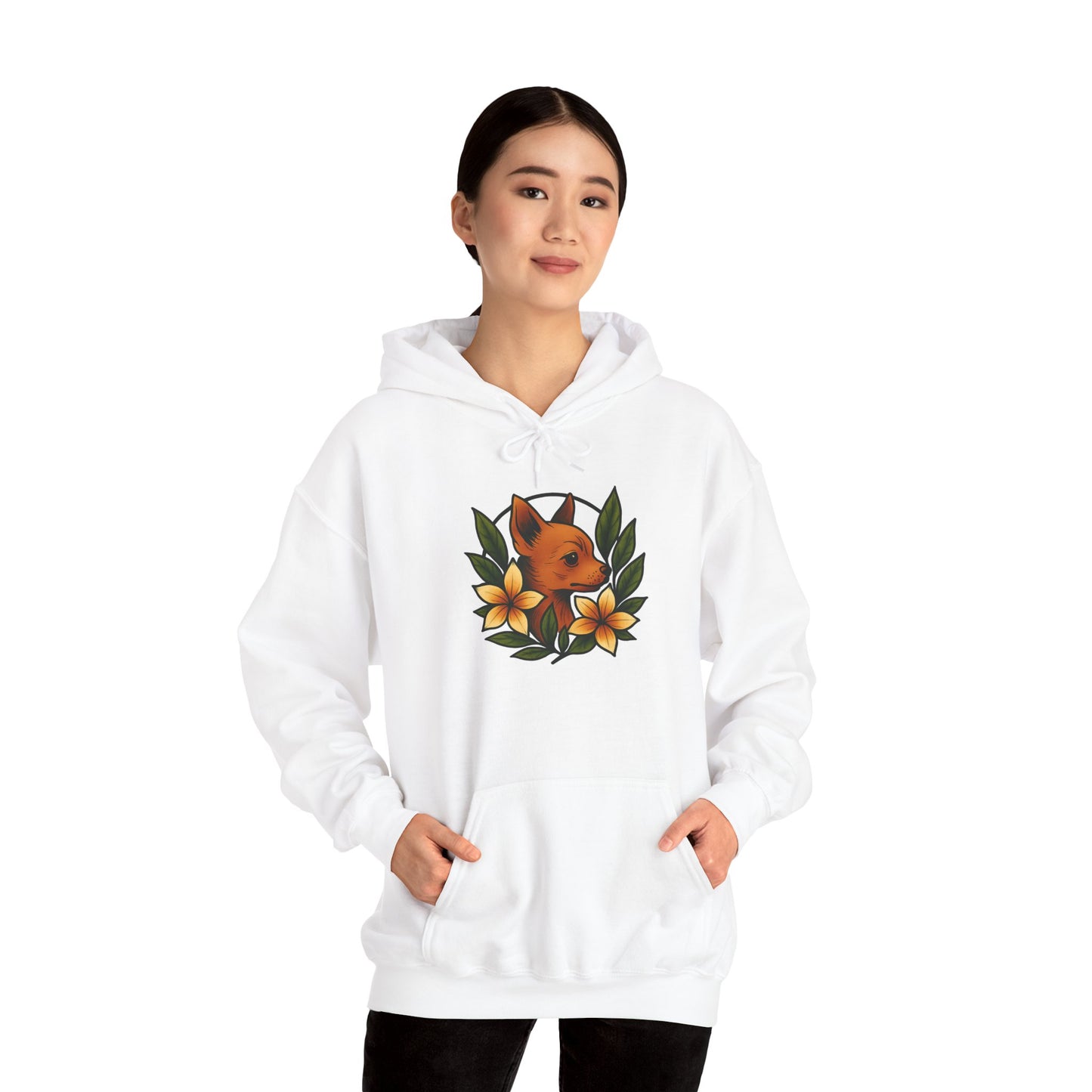 'CHIHUAHUA DOG' Hoodie, Unisex Heavy Blend Sweatshirt, Hooded Sweater, Hooded Jumper.
