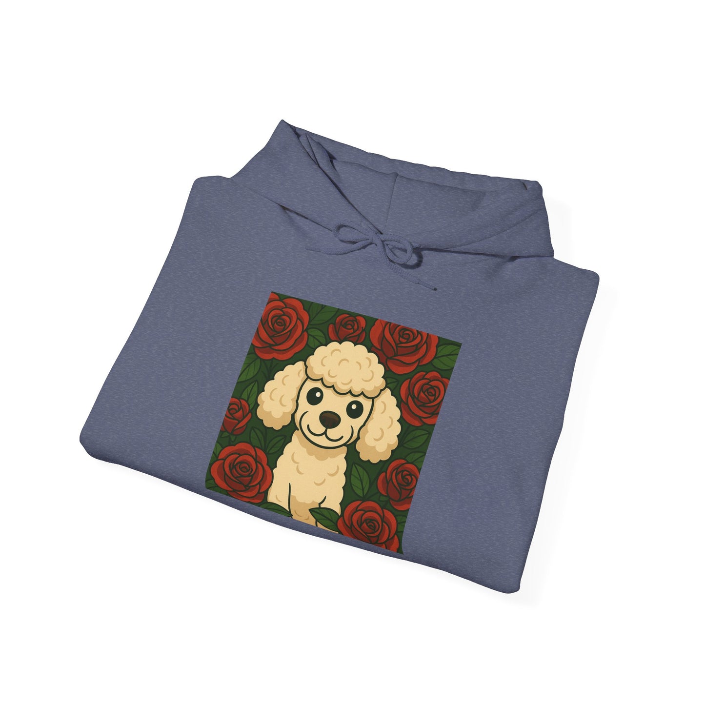 'POODLE DOG' Hoodie, Unisex Heavy Blend Sweatshirt, Hooded Sweater, Hooded Jumper.