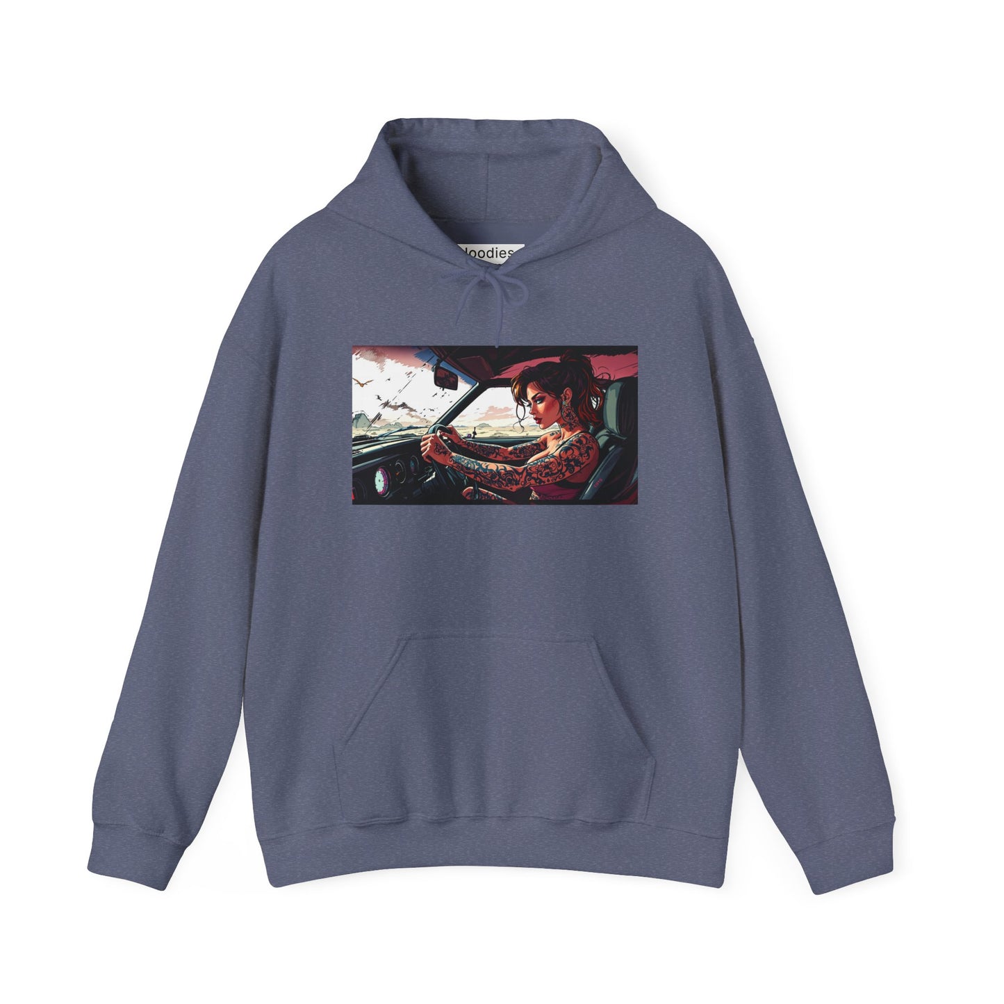'FAST LANE' Hoodie, Unisex Heavy Blend Sweatshirt, Hooded Sweater, Hooded Jumper.