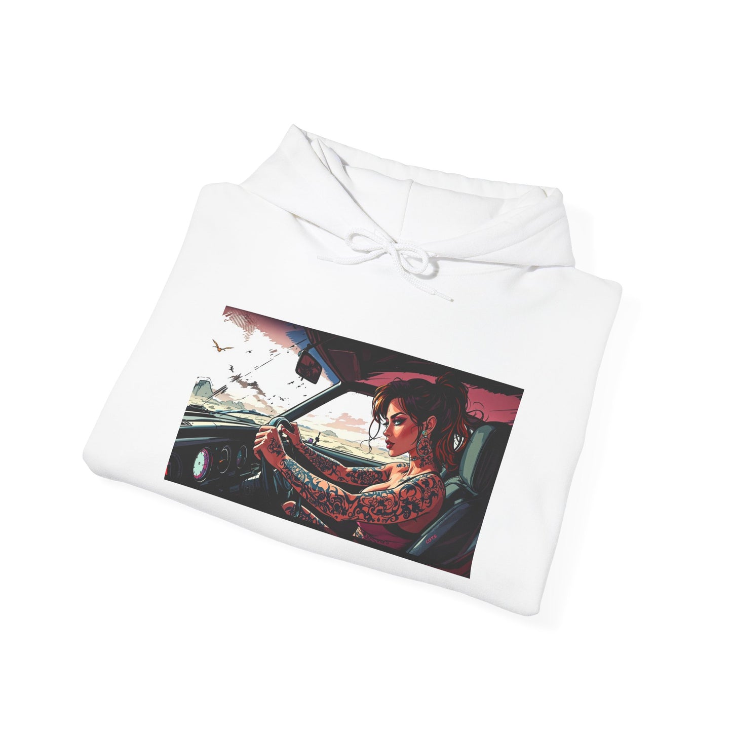 'FAST LANE' Hoodie, Unisex Heavy Blend Sweatshirt, Hooded Sweater, Hooded Jumper.
