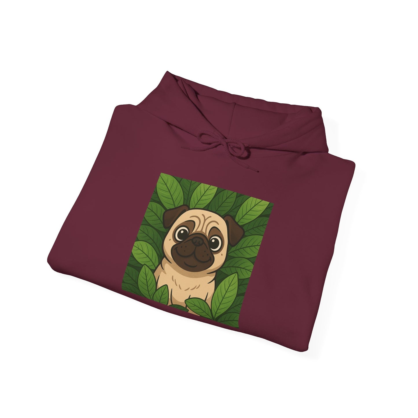 'PUG DOG' Hoodie, Unisex Heavy Blend Sweatshirt, Hooded Sweater, Hooded Jumper.
