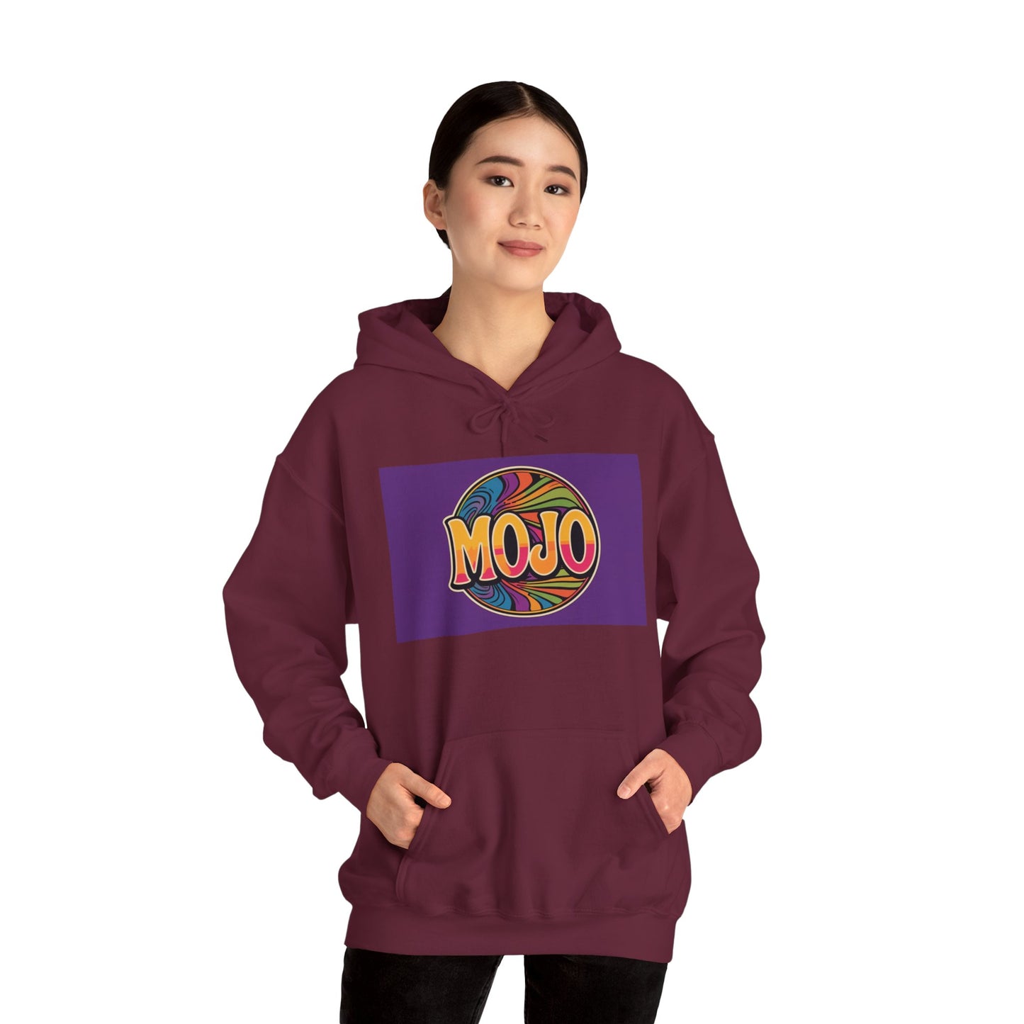 'MOJO' Hoodie, Unisex Heavy Blend Sweatshirt, Hooded Sweater, Hooded Jumper.