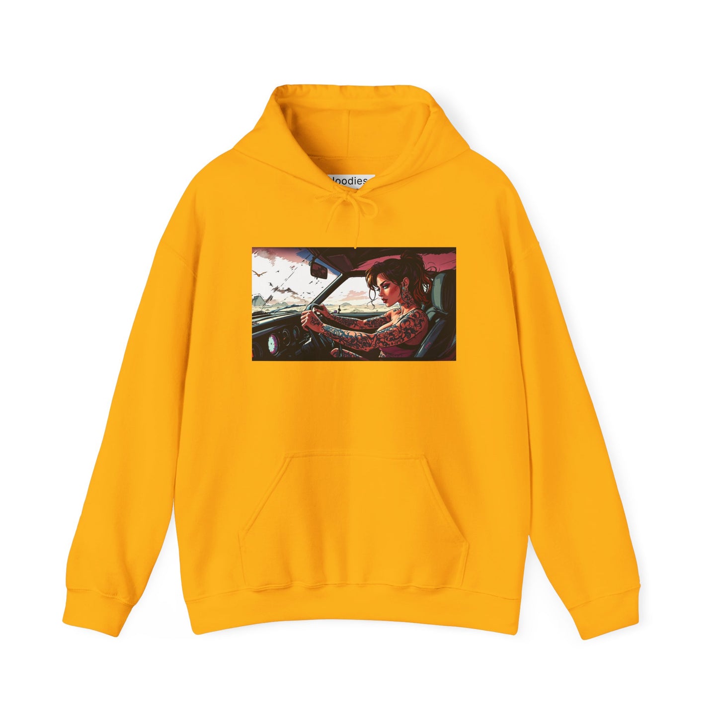 'FAST LANE' Hoodie, Unisex Heavy Blend Sweatshirt, Hooded Sweater, Hooded Jumper.