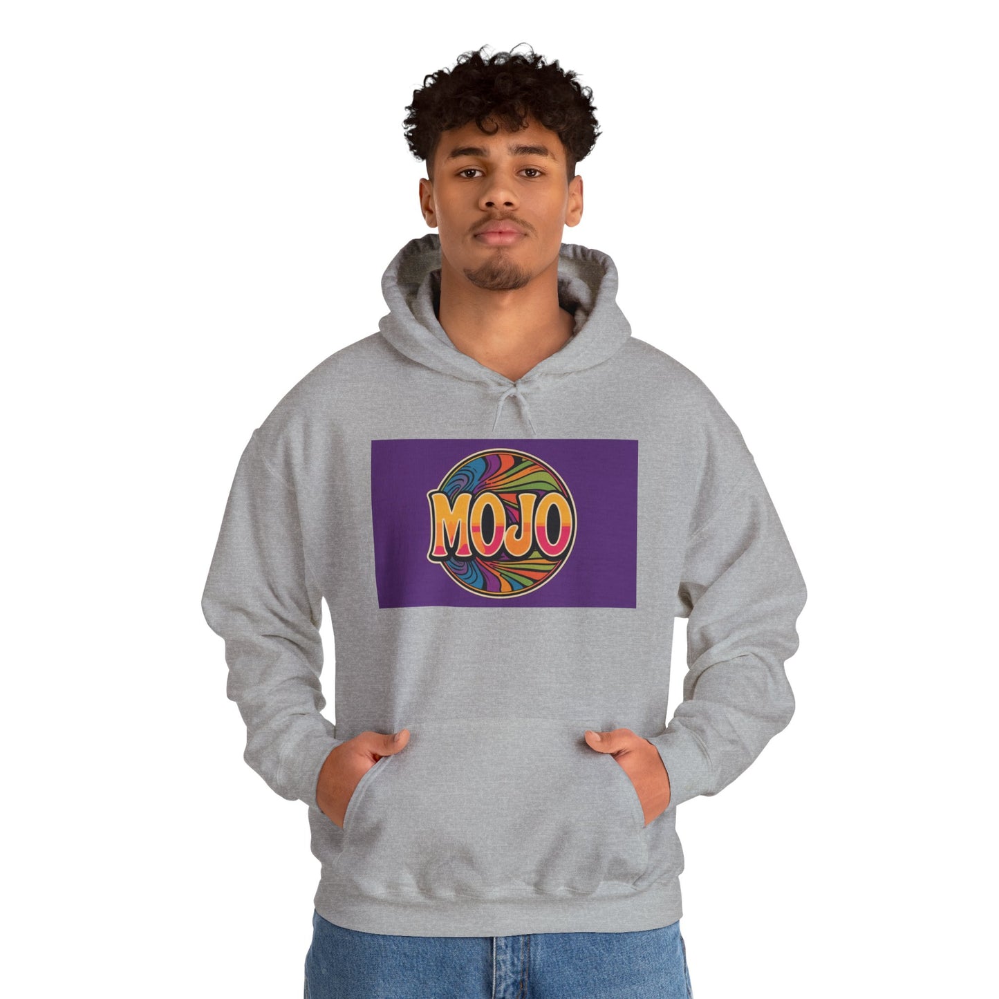 'MOJO' Hoodie, Unisex Heavy Blend Sweatshirt, Hooded Sweater, Hooded Jumper.