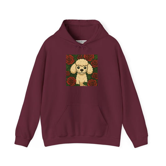 'POODLE DOG' Hoodie, Unisex Heavy Blend Sweatshirt, Hooded Sweater, Hooded Jumper.