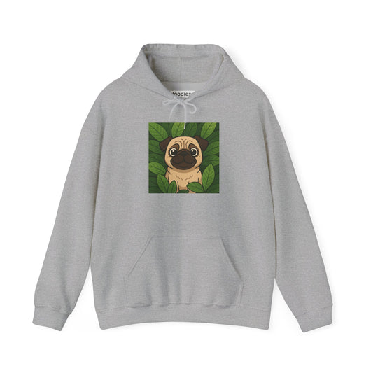 'PUG DOG' Hoodie, Unisex Heavy Blend Sweatshirt, Hooded Sweater, Hooded Jumper.