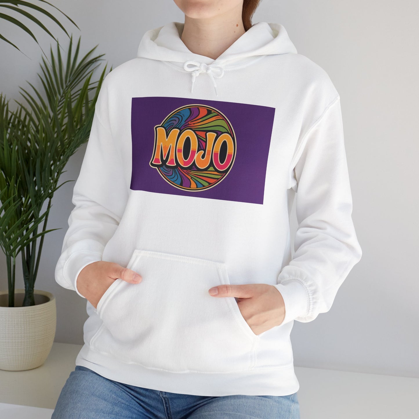 'MOJO' Hoodie, Unisex Heavy Blend Sweatshirt, Hooded Sweater, Hooded Jumper.